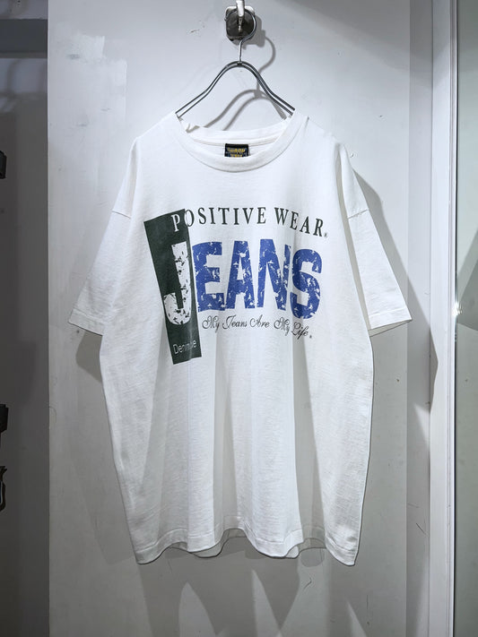 00s Positive Wear Jeans Printed T-shirt