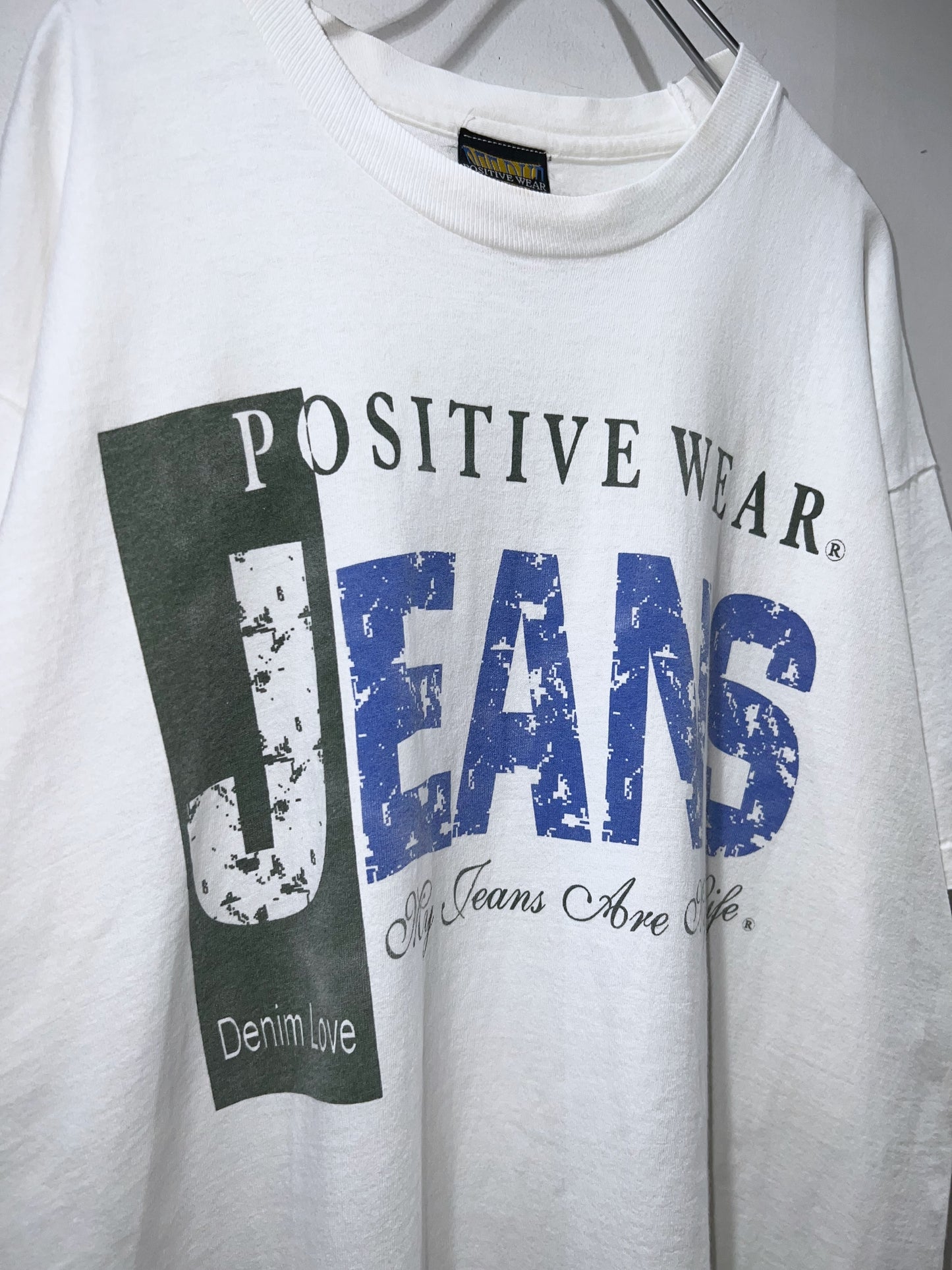 00s Positive Wear Jeans Printed T-shirt