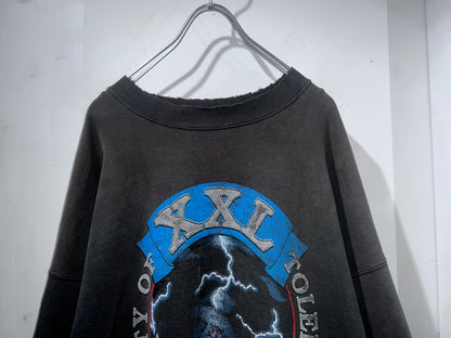 90s Fruit of the Loom Sunfaded Sweat Shirt Toredo Storm