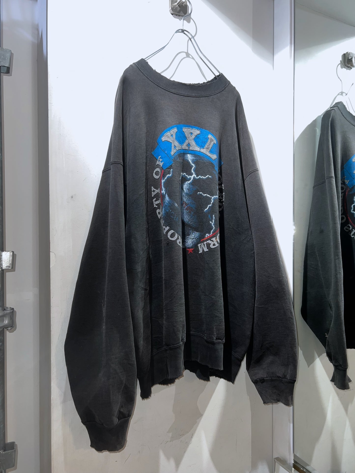 90s Fruit of the Loom Sunfaded Sweat Shirt Toredo Storm