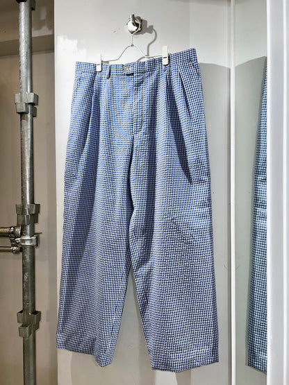 Old Seersucker Wide Slacks