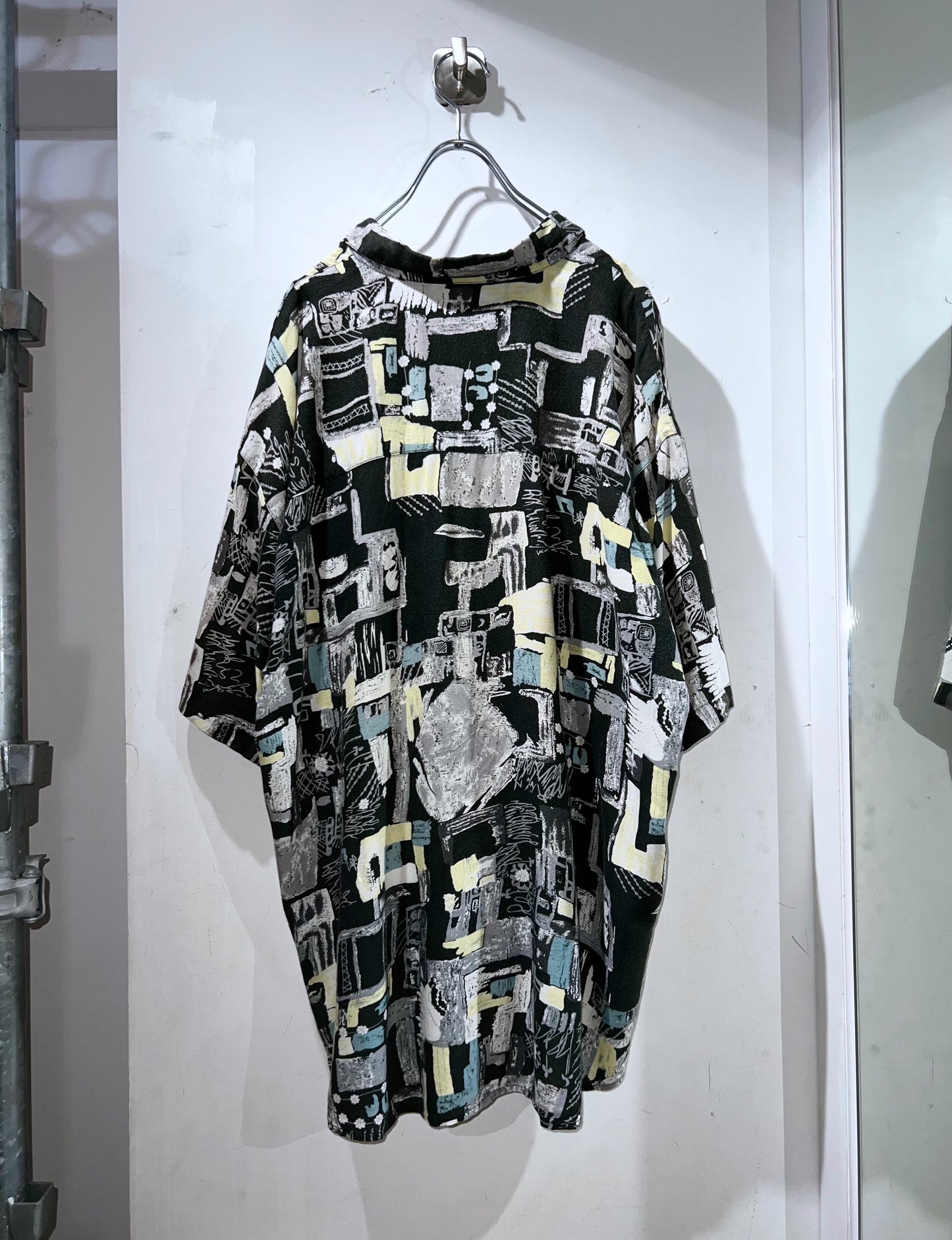 Old Abstract Rayon Shirt