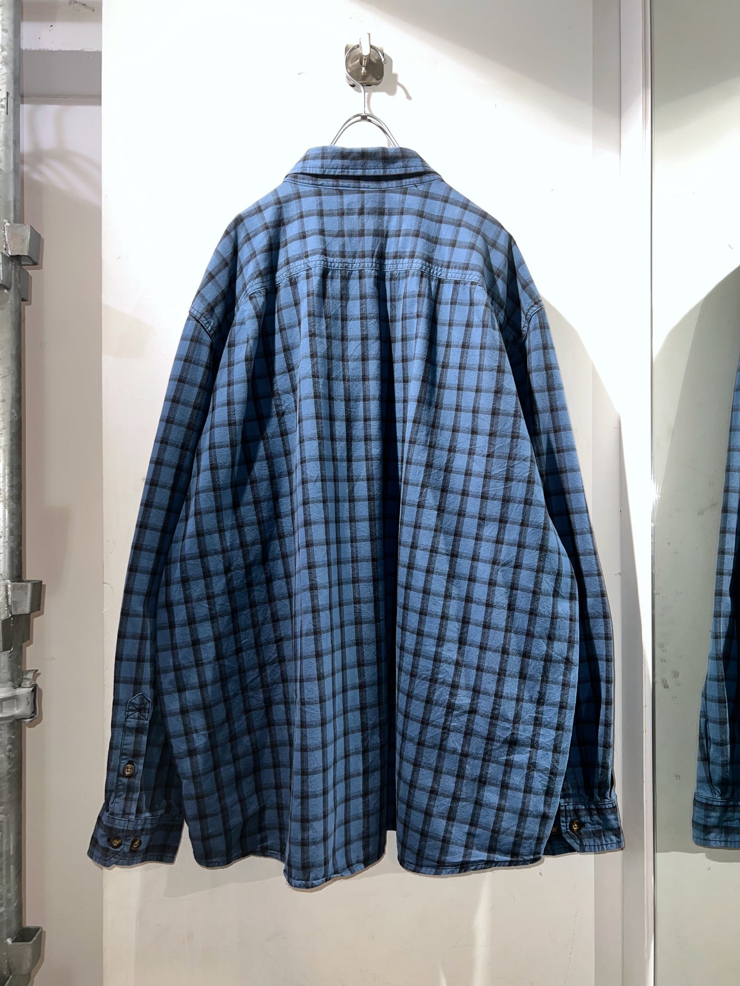 Carhartt Oversized Cotton Button Down  Plaid Shirt