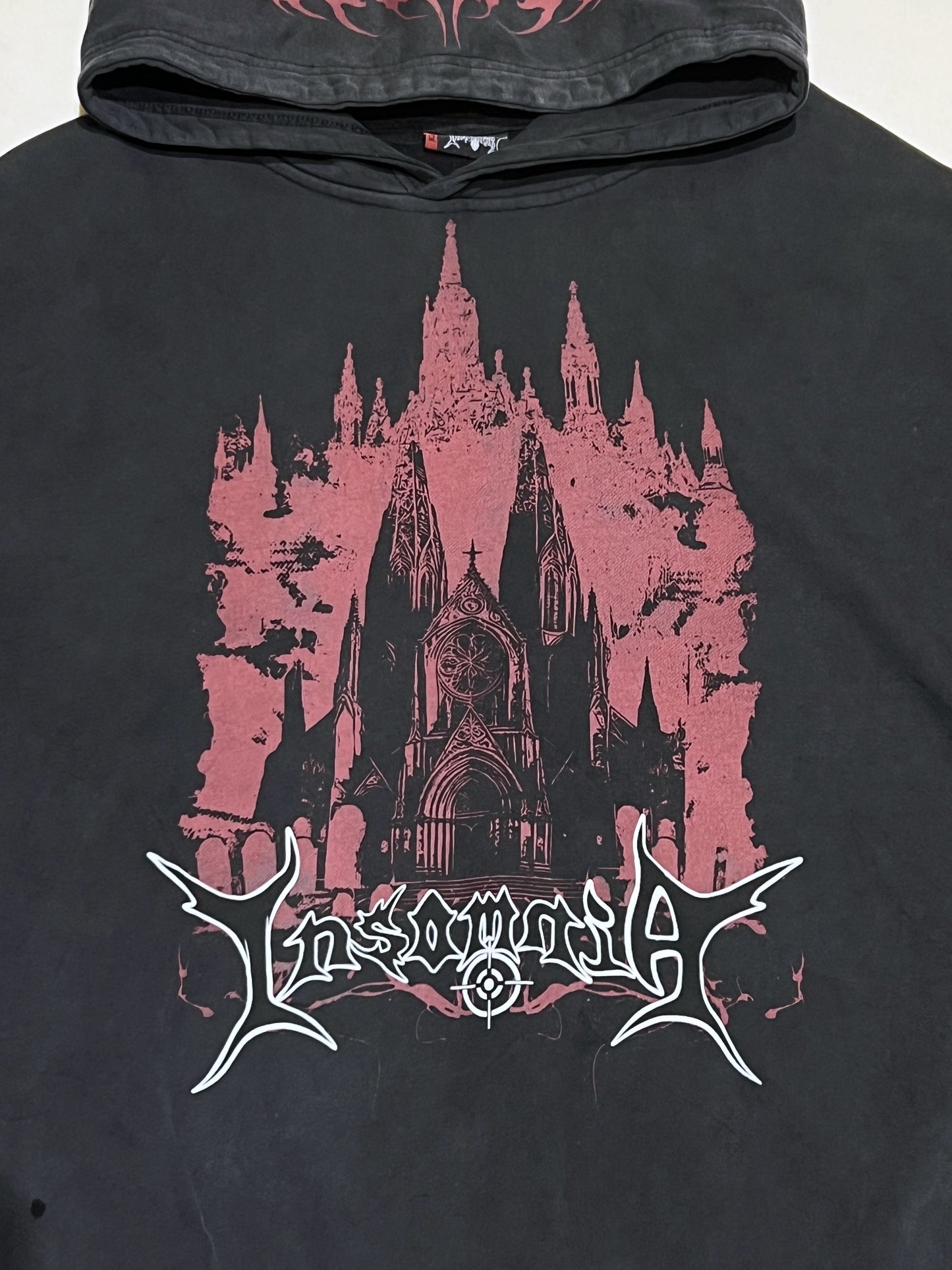 Old INSOMNIA “Gothic Cathedral” Super Big Hoodie