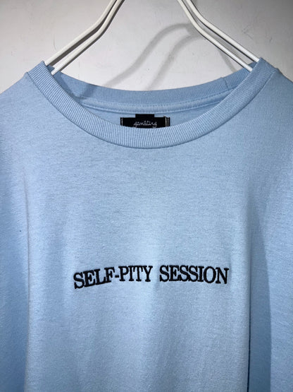 GAMBLING™︎ SELF-PITY L/S TEE BLU