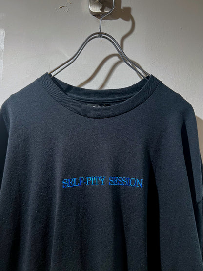 GAMBLING™︎ SELF-PITY L/S TEE  BLK