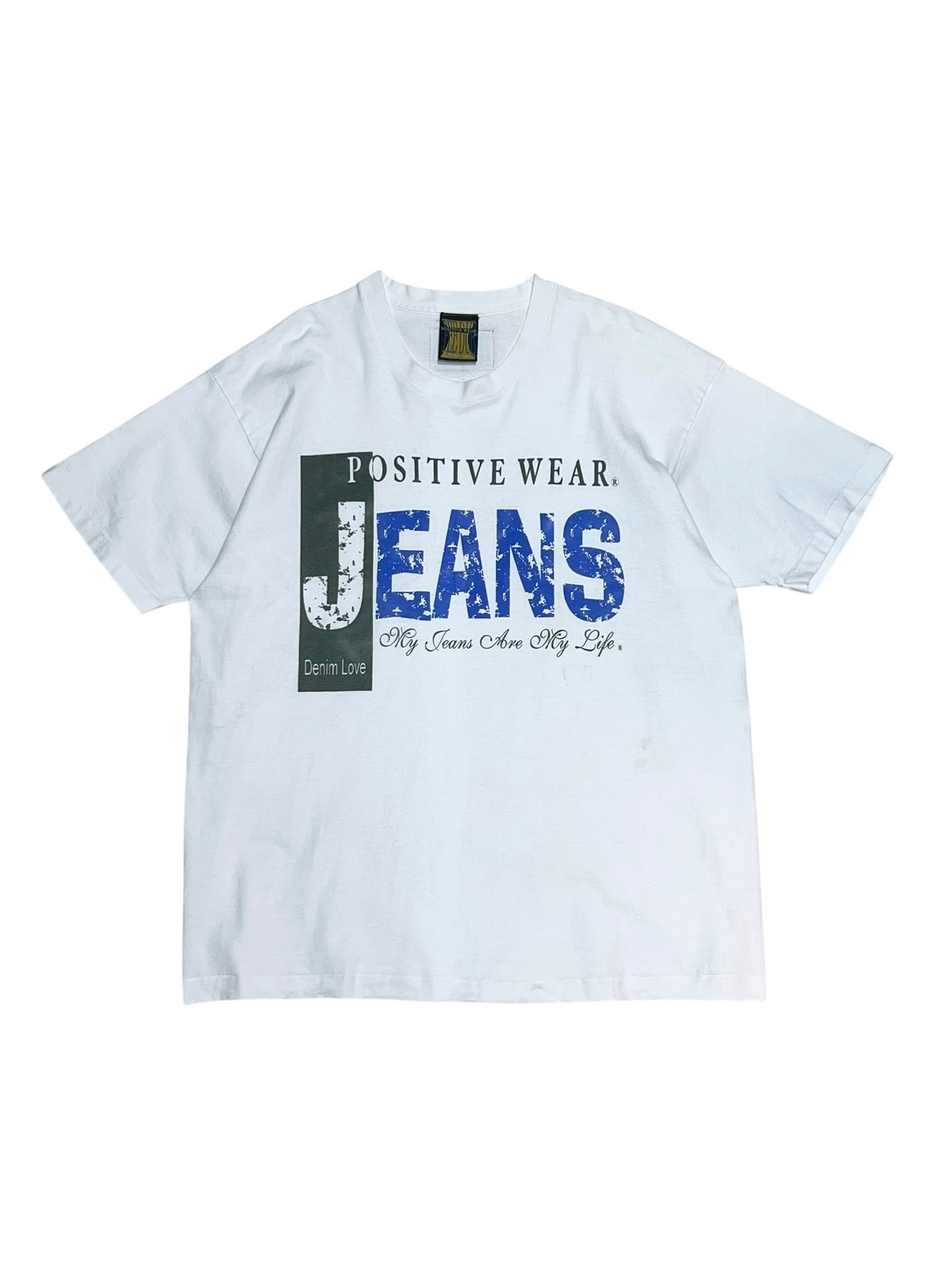 00s Positive Wear Jeans Printed T-shirt