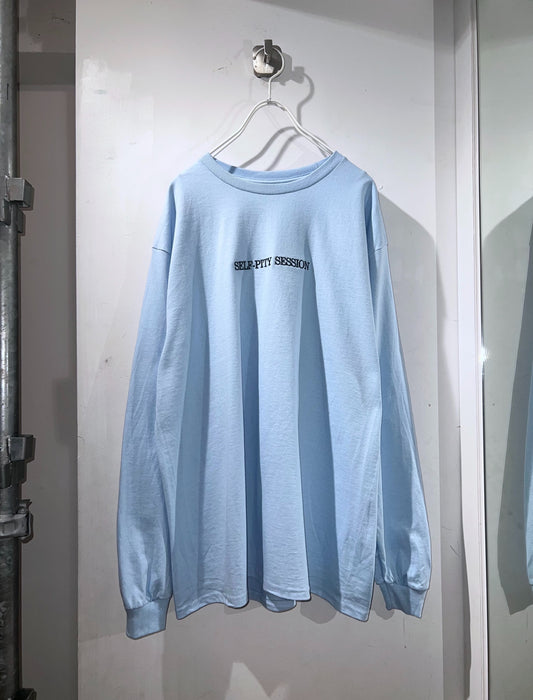 GAMBLING™︎ SELF-PITY L/S TEE BLU