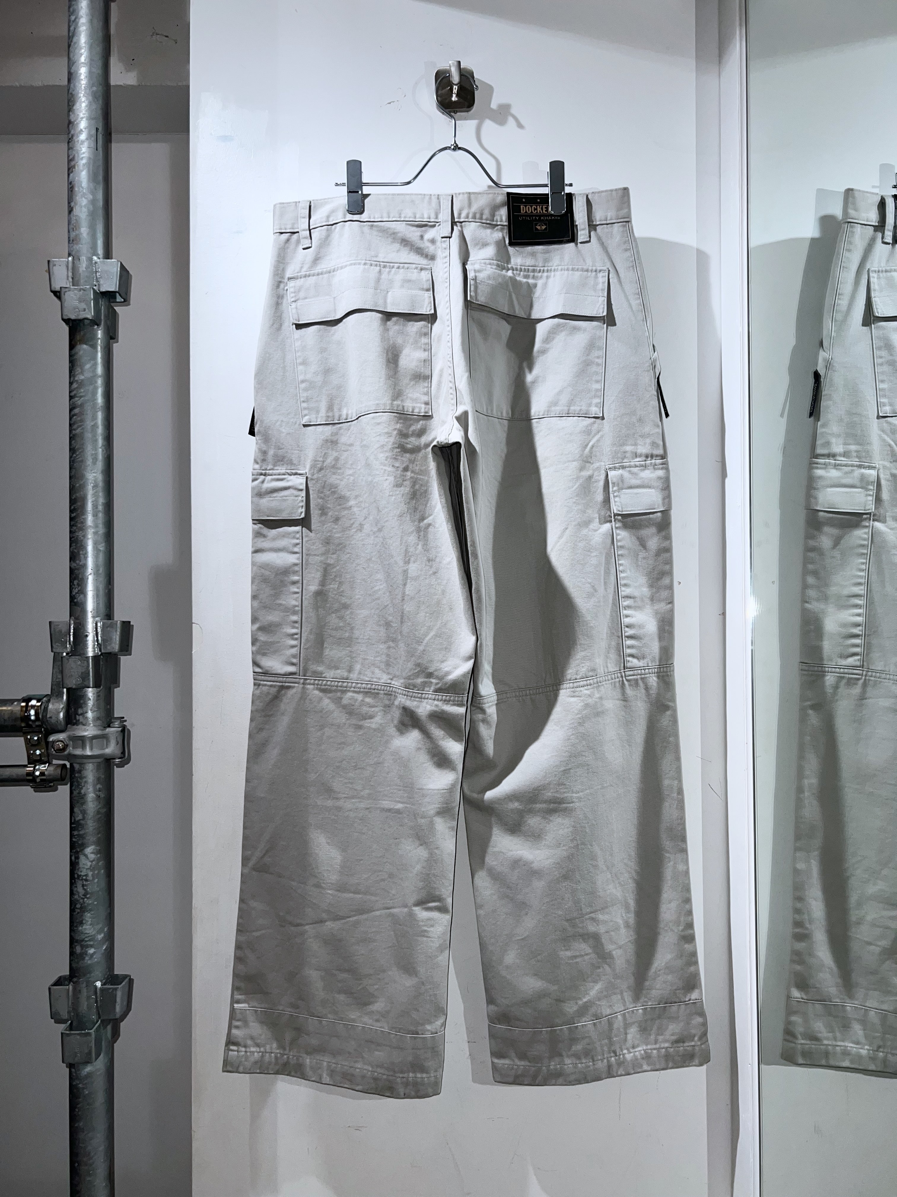 00s Dockers W38 チェック カーゴ バギーパンツ 平成 B系 DOCKERS Utility Khakis Widely Cargo Pants – BUSINESS AS USUAL
