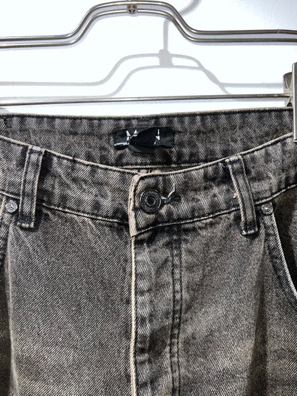 Soft Faded Distressed Baggy Jeans