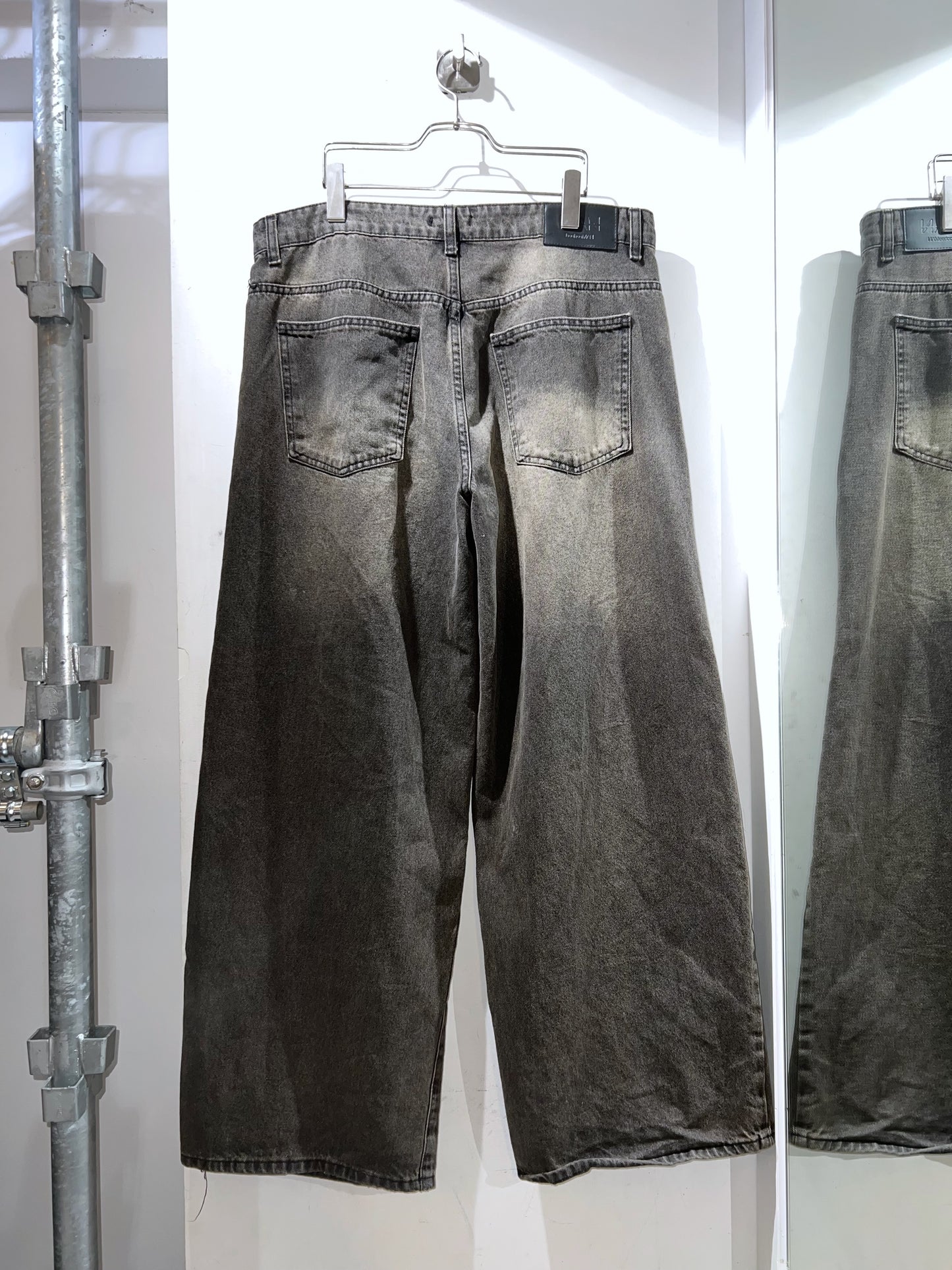 Soft Faded Distressed Baggy Jeans