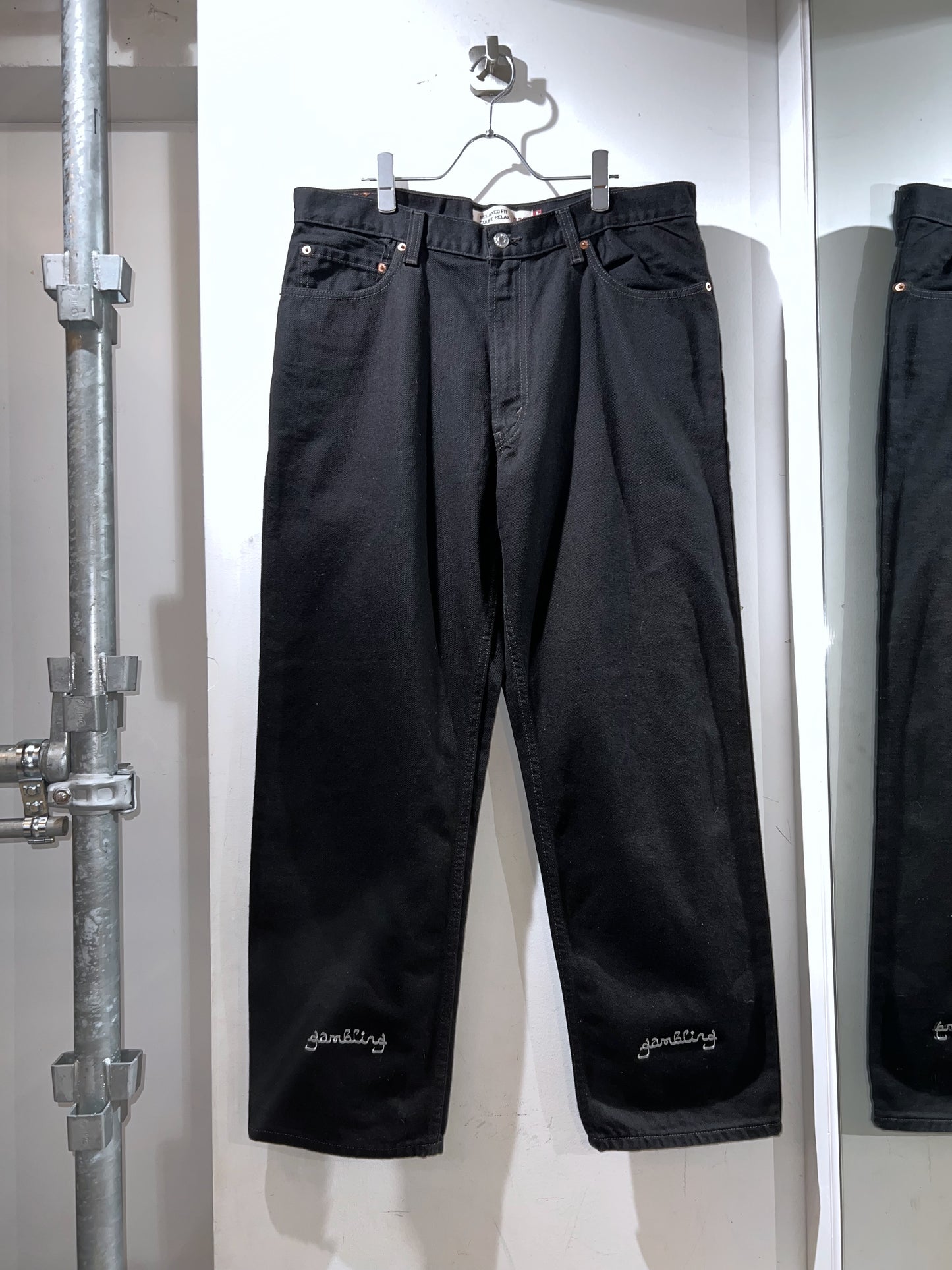 GAMBLING™︎ BLACK JEANS