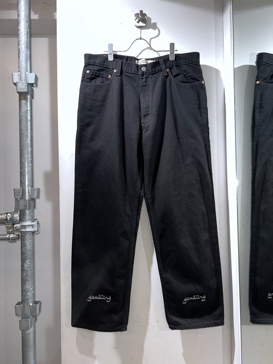 GAMBLING™︎ BLACK JEANS