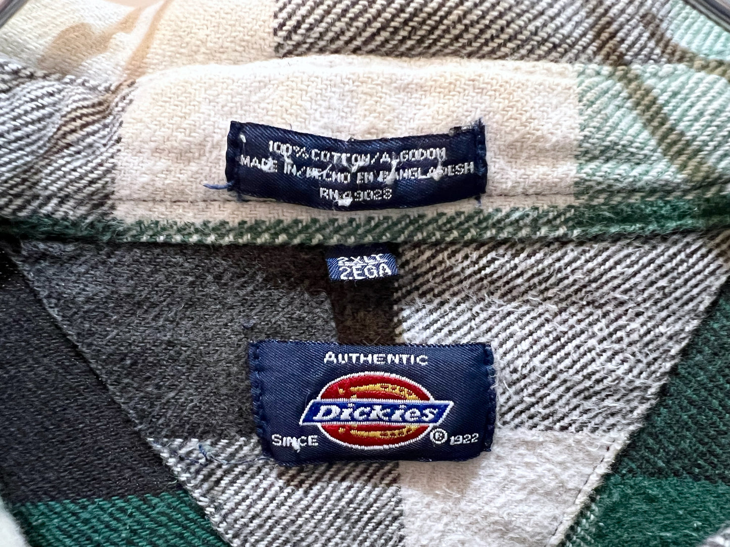 old Dickies Heavyweight Flannel Shirt