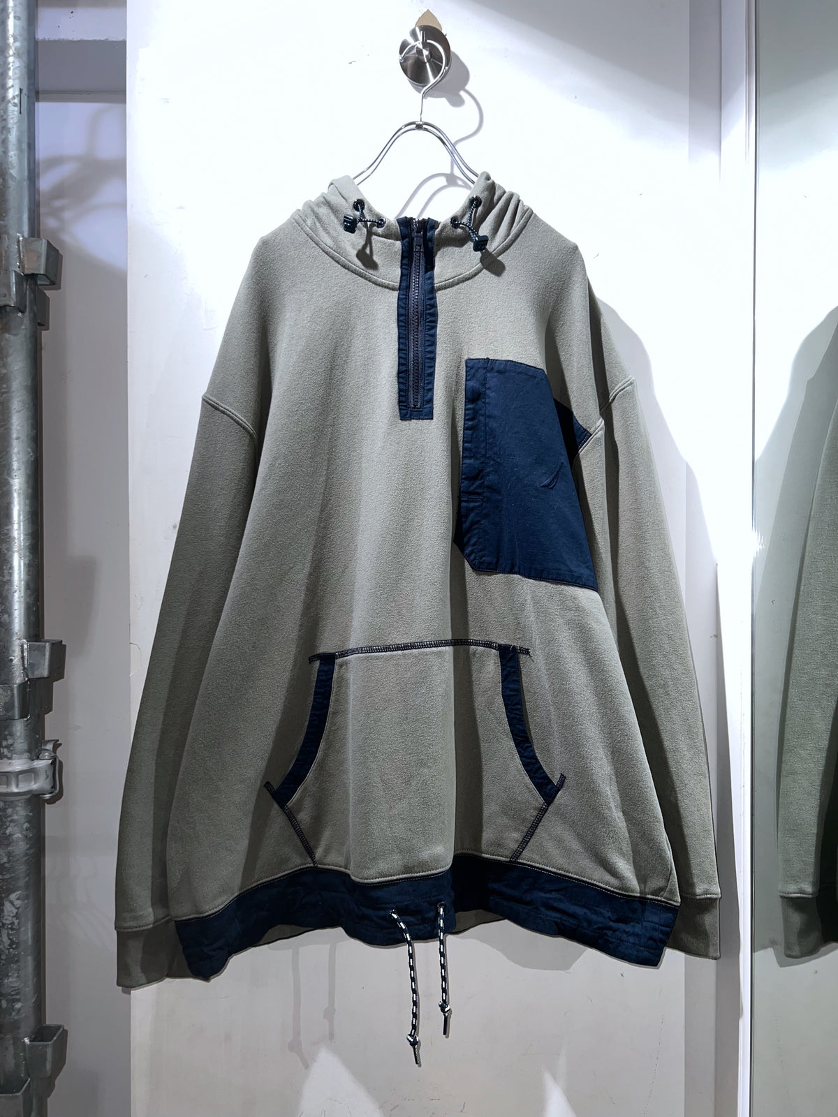 Nautica 1/4 Zip Design Hoodie
