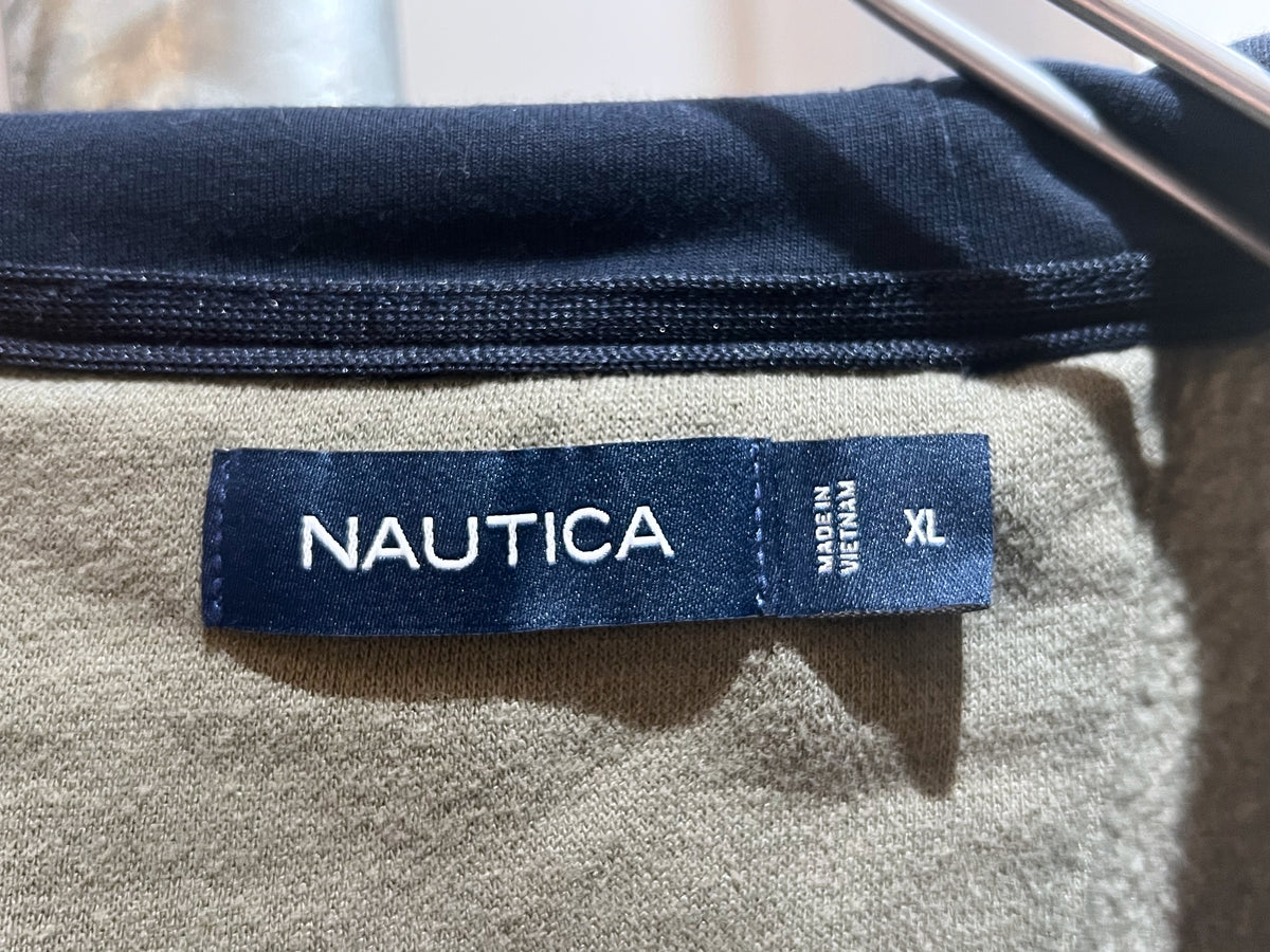 Nautica 1/4 Zip Design Hoodie