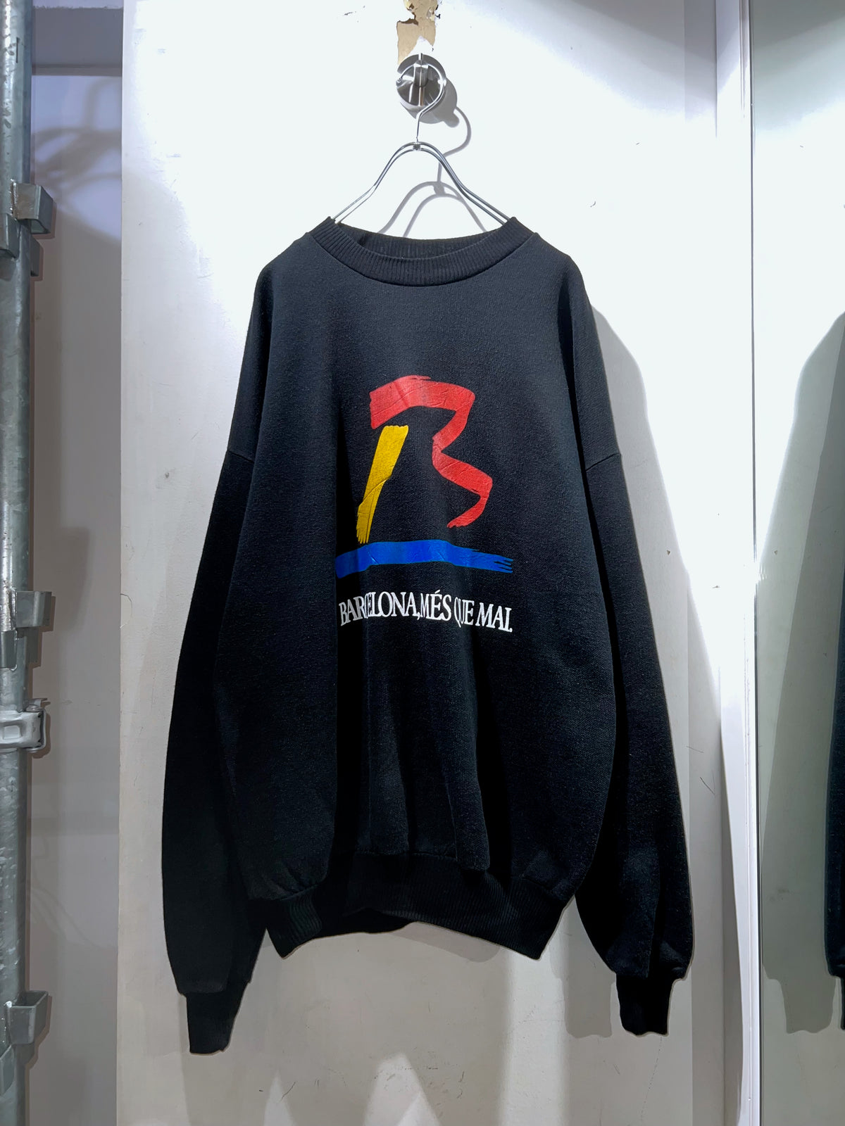 Vintage Barcelona Unity Print Sweatshirt