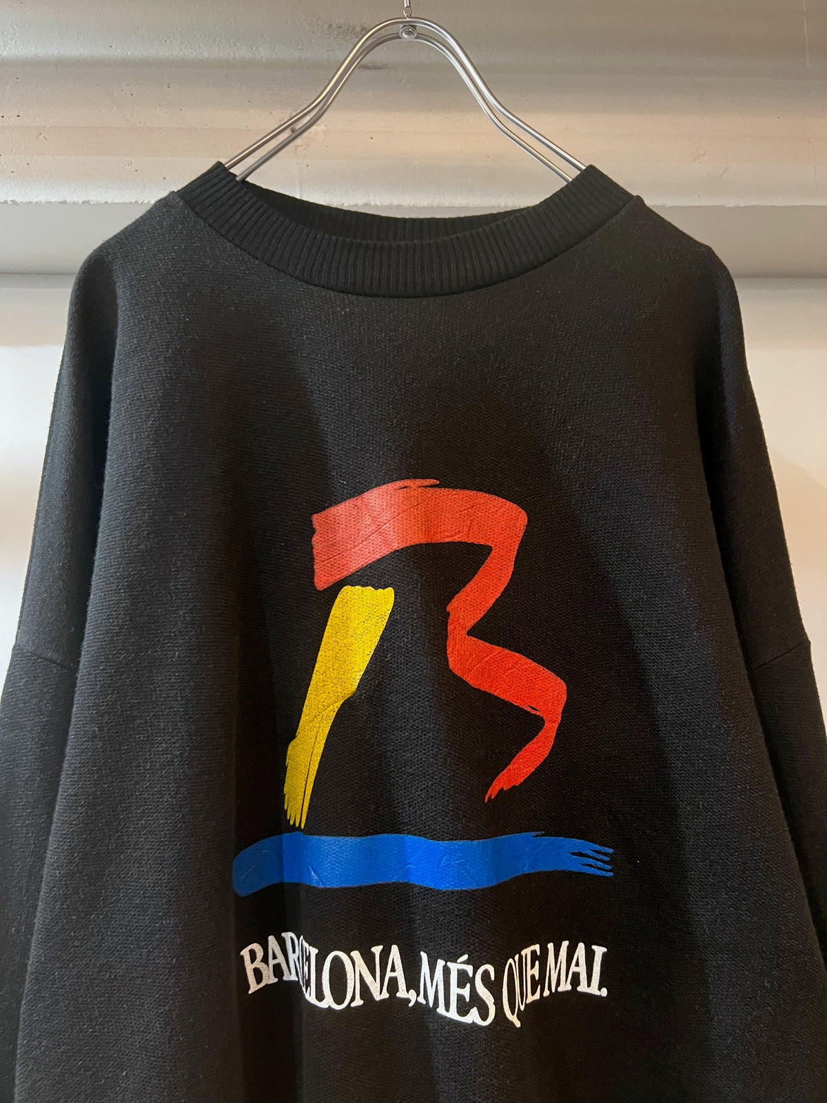 Vintage Barcelona Unity Print Sweatshirt