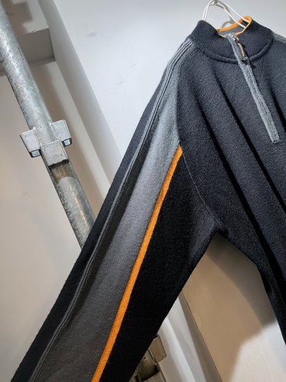 00's Obermeyer Mesa 1/2 Zip Oversized Ski Sweater