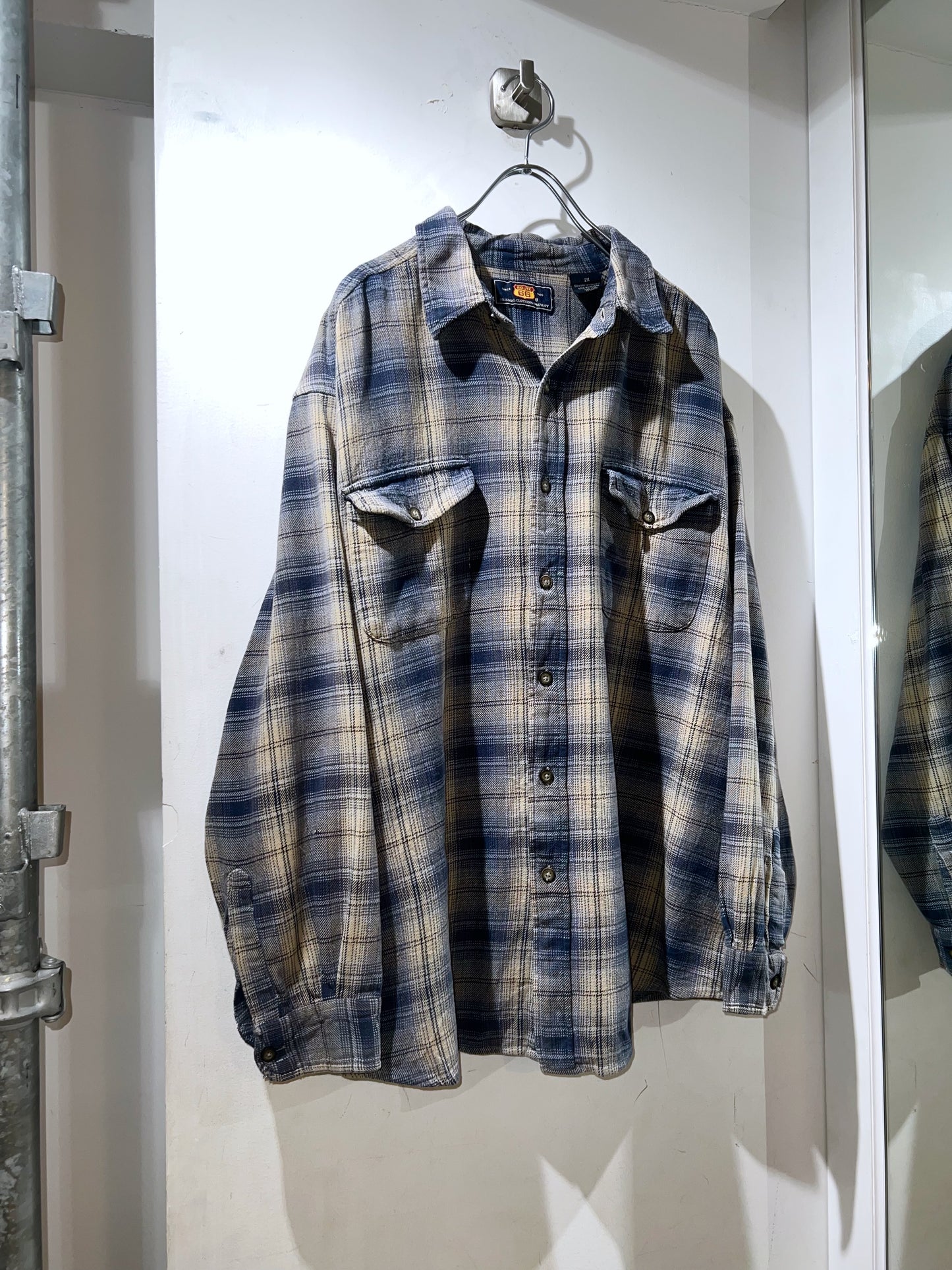 90's Vintage Route 66 Heavyweight Flannel Shirt