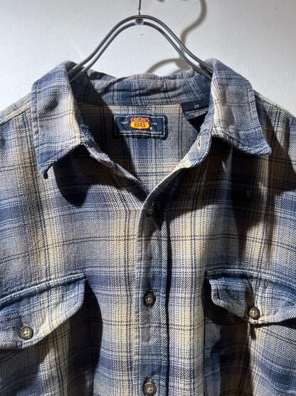 90's Vintage Route 66 Heavyweight Flannel Shirt