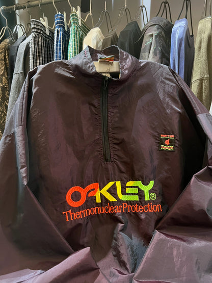 90s Vintage Washer Nylon Pullover Jacket