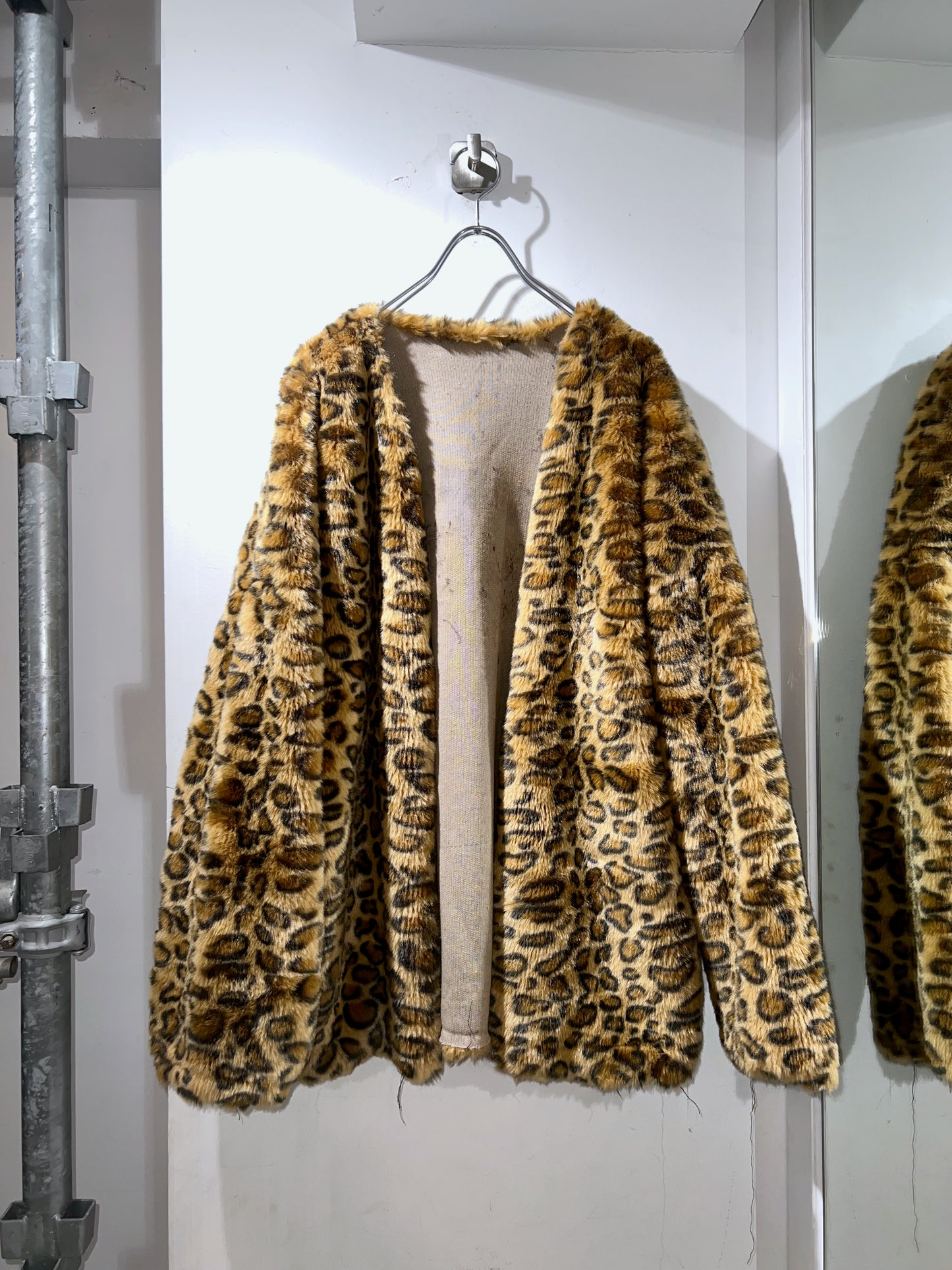 80's Vintage Leopard Fur Jacket
