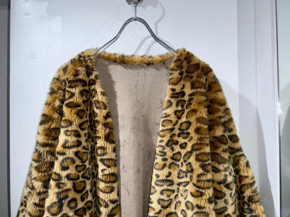80's Vintage Leopard Fur Jacket