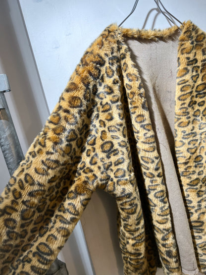 80's Vintage Leopard Fur Jacket