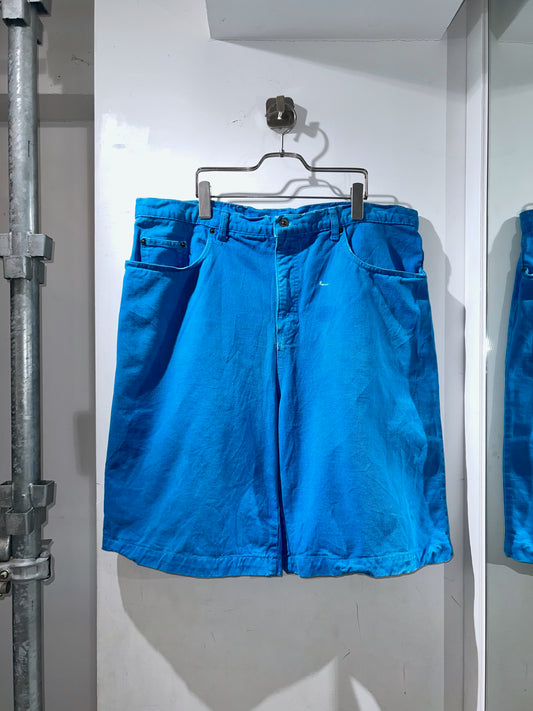 90s Vintage Yes Men Baggy Denim Shorts