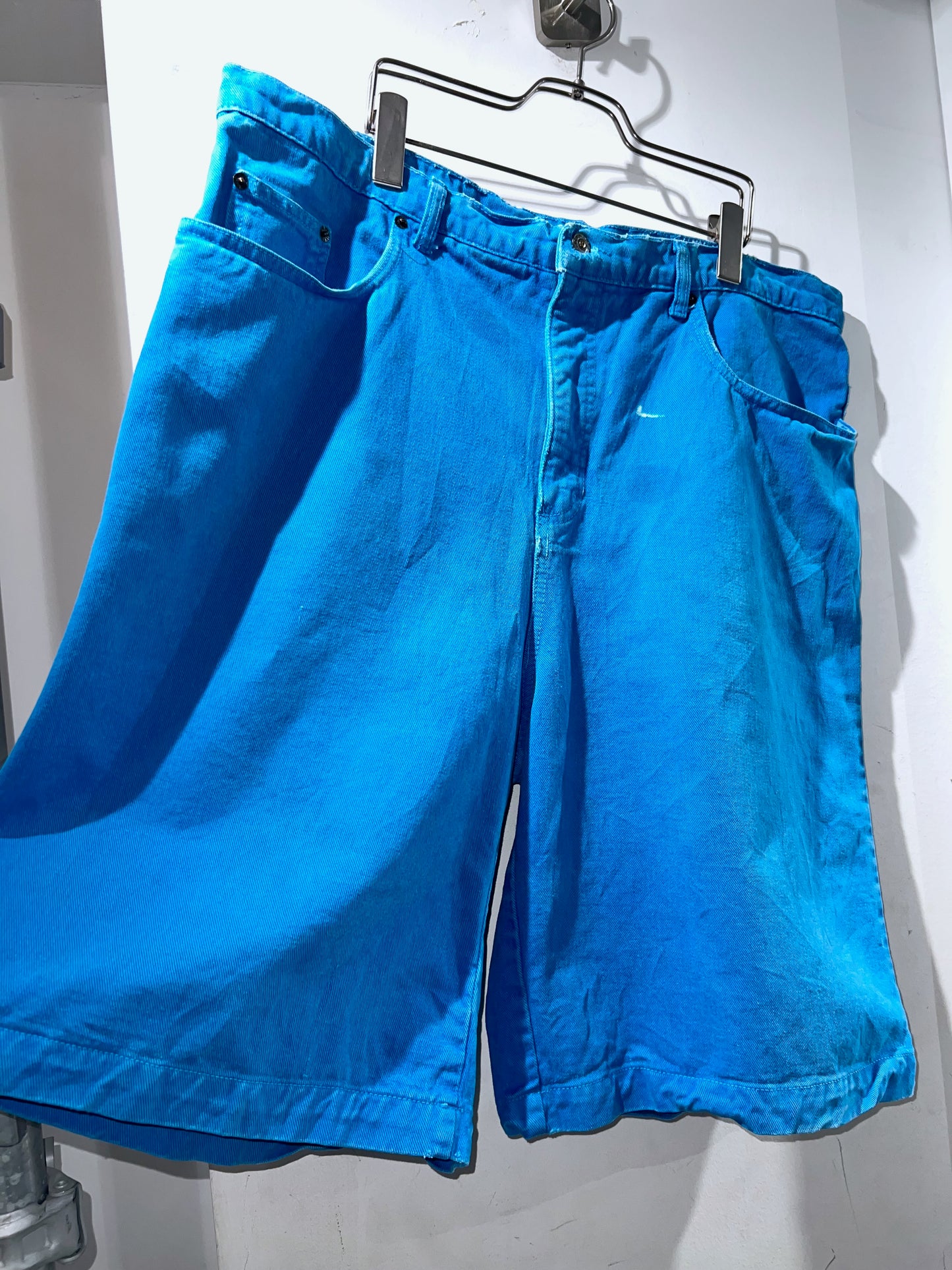 90s Vintage Yes Men Baggy Denim Shorts