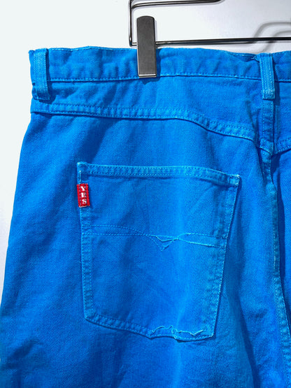 90s Vintage Yes Men Baggy Denim Shorts