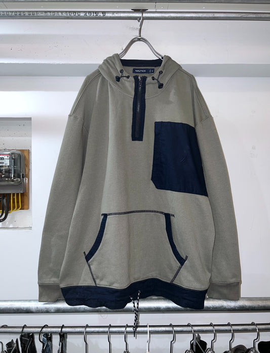 Nautica 1/4 Zip Design Hoodie