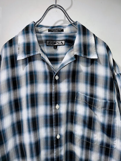 00s Oversized Ombre Check Shirt