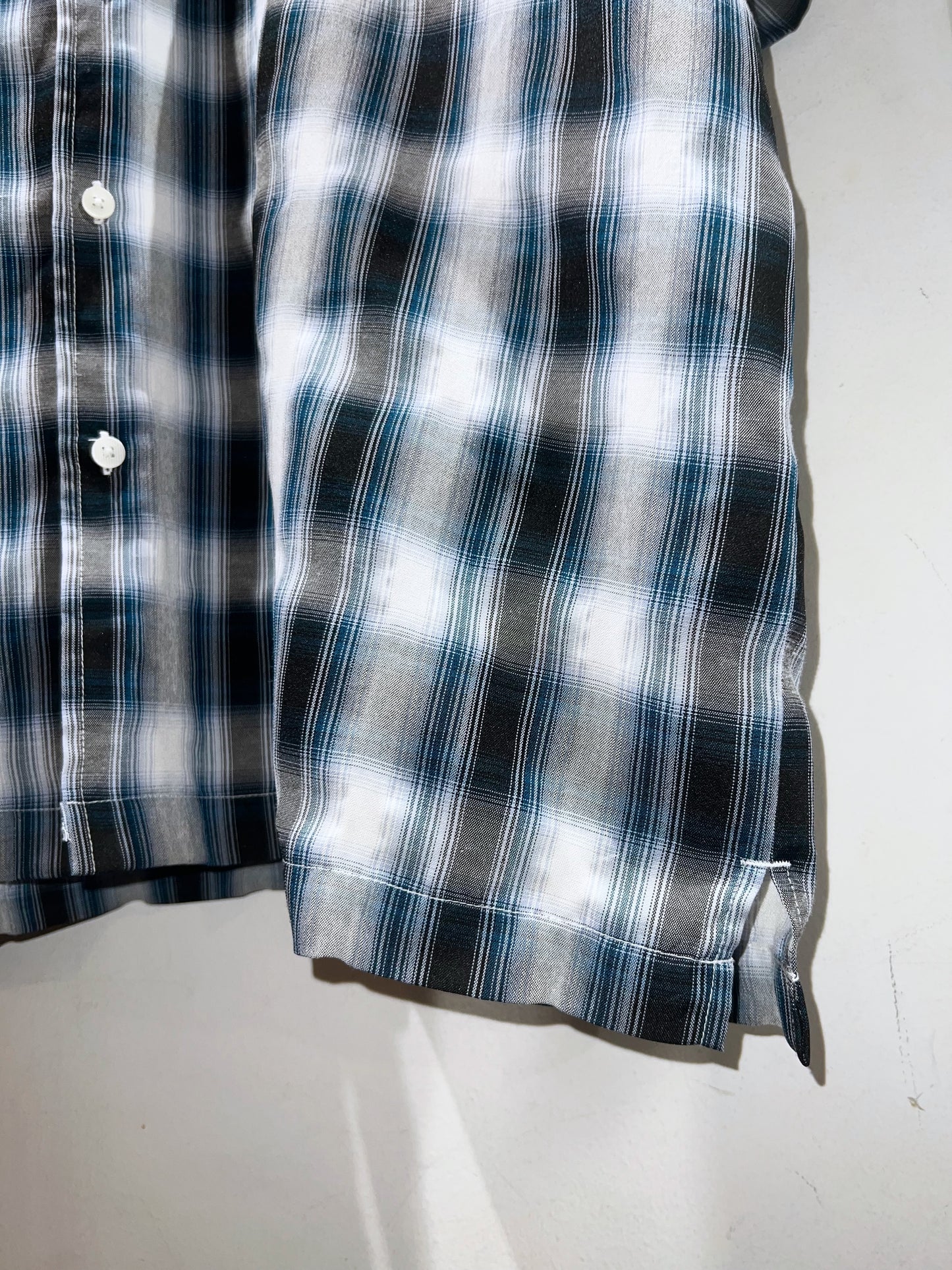 00s Oversized Ombre Check Shirt