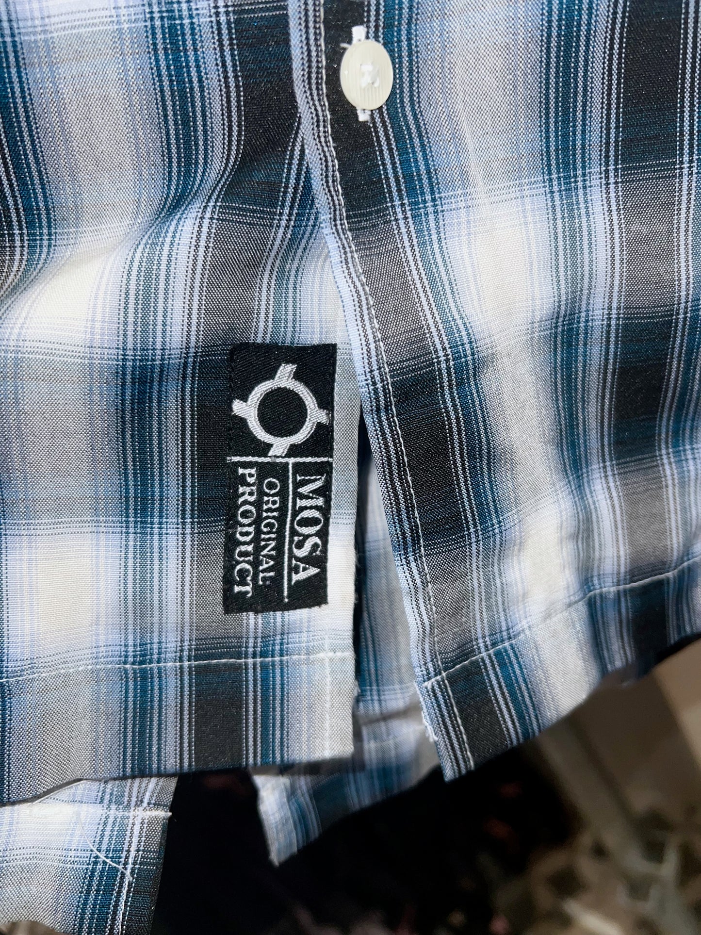 00s Oversized Ombre Check Shirt