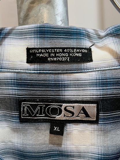 00s Oversized Ombre Check Shirt