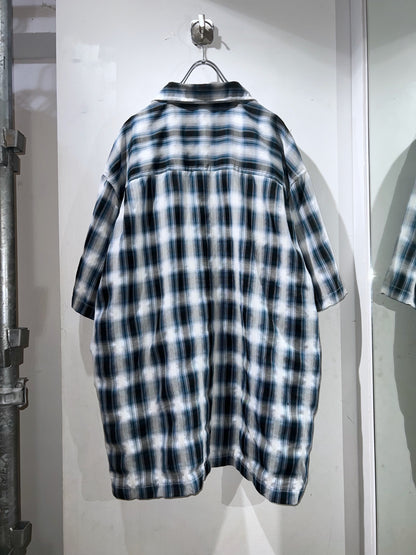 00s Oversized Ombre Check Shirt
