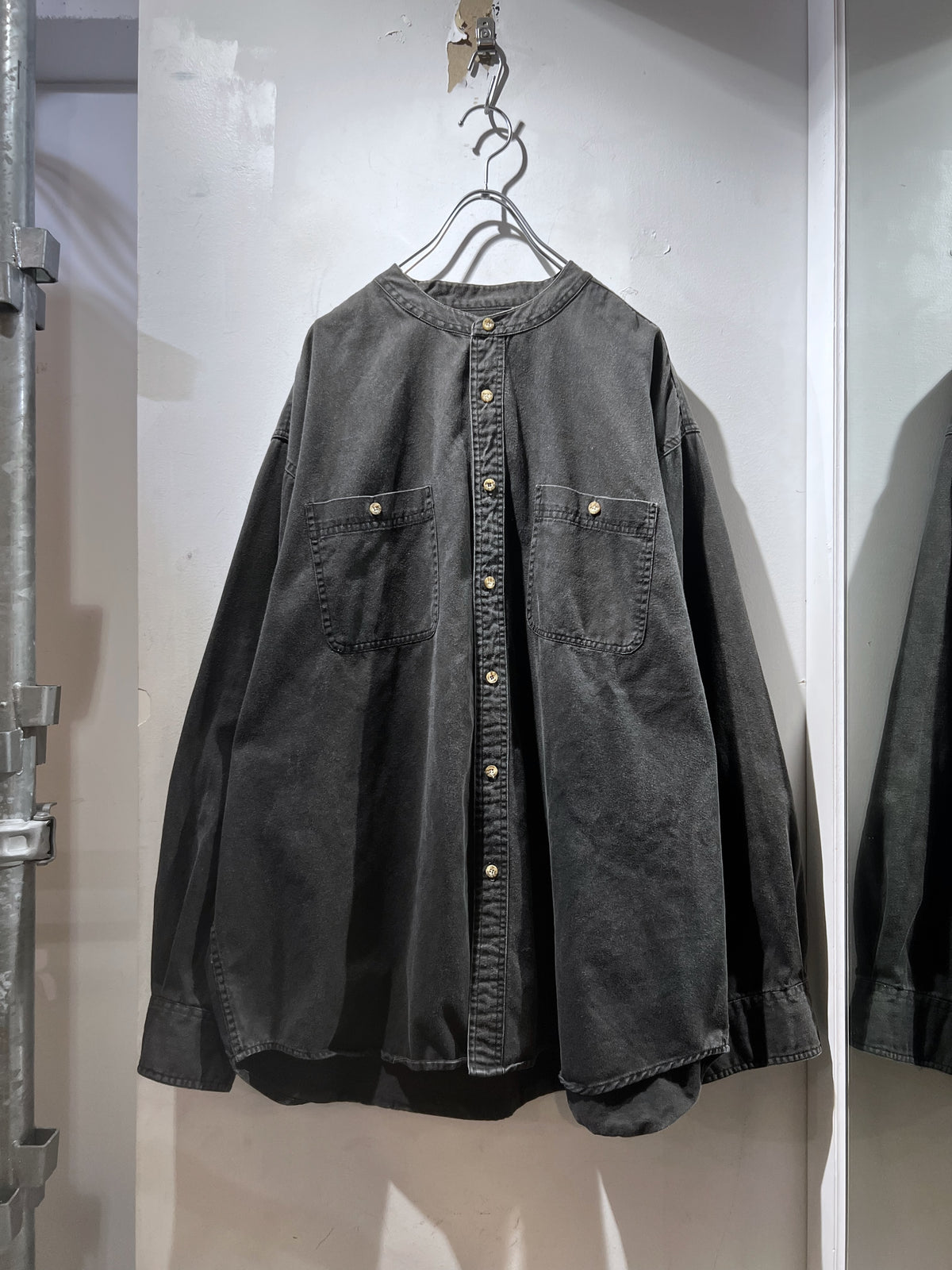 Faded Glory Band Collar Shirt