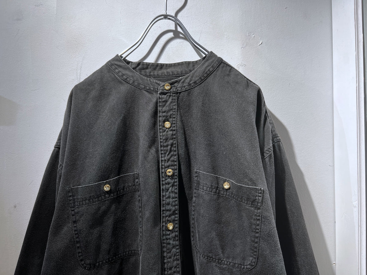 Faded Glory Band Collar Shirt