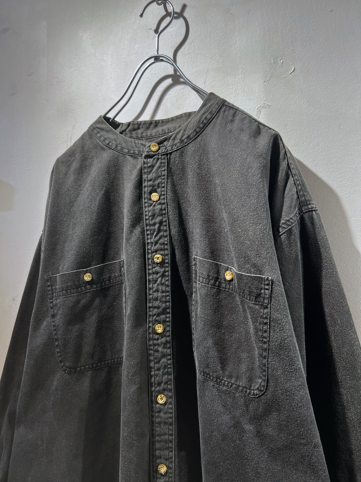 Faded Glory Band Collar Shirt