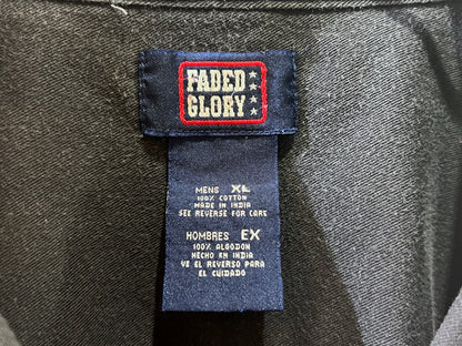 Faded Glory Band Collar Shirt