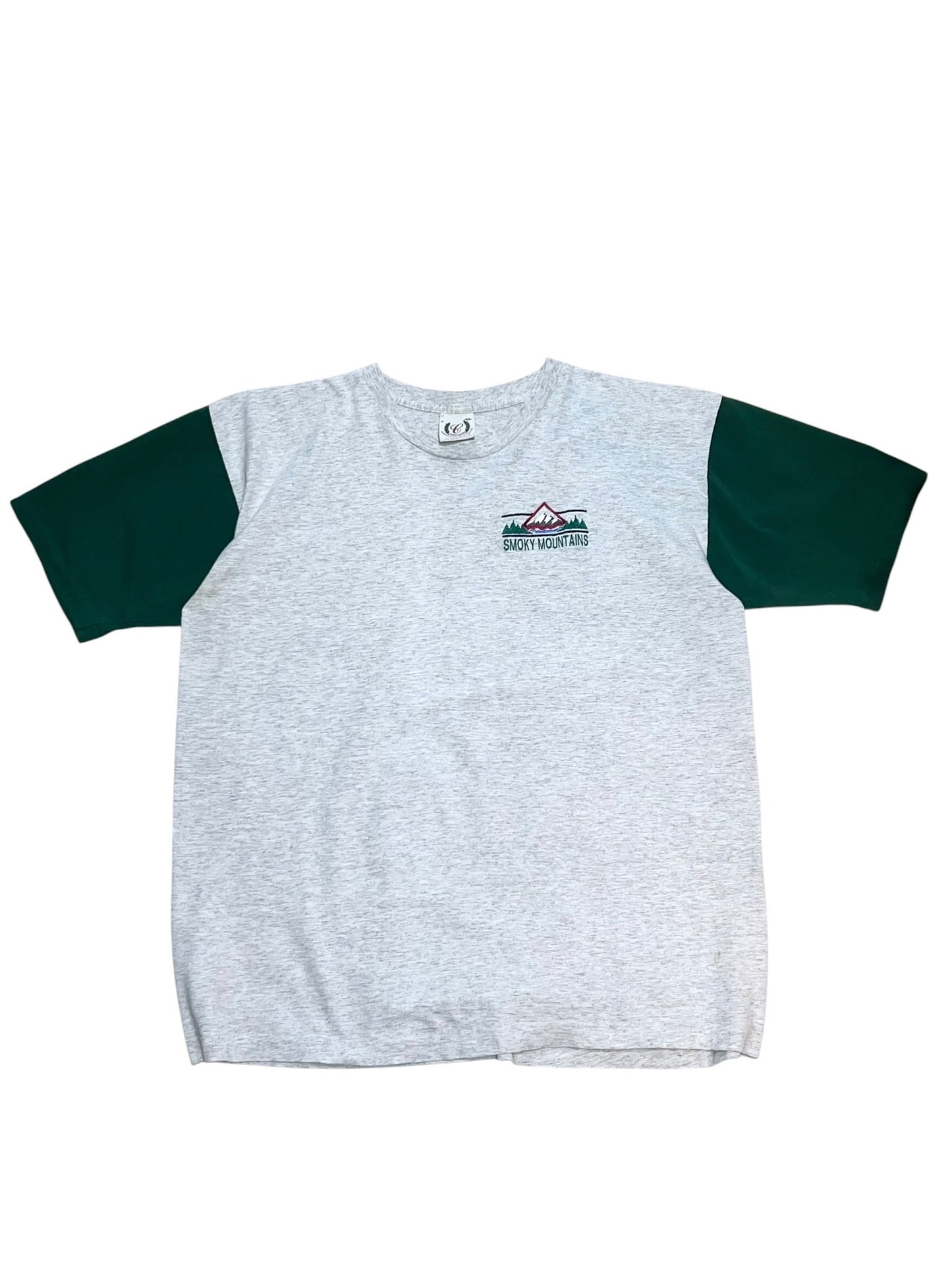 Old Smoky Mountains 2-Tone Embroidered Tee