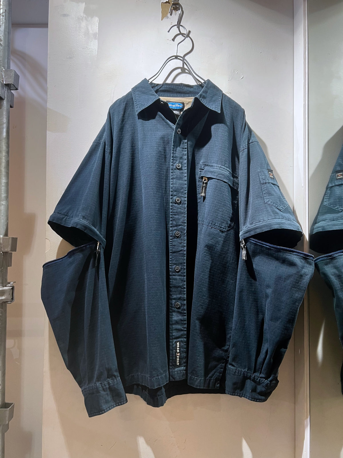 00s WEAR FIRST Ripstop 2Way Zip-Off Shirt