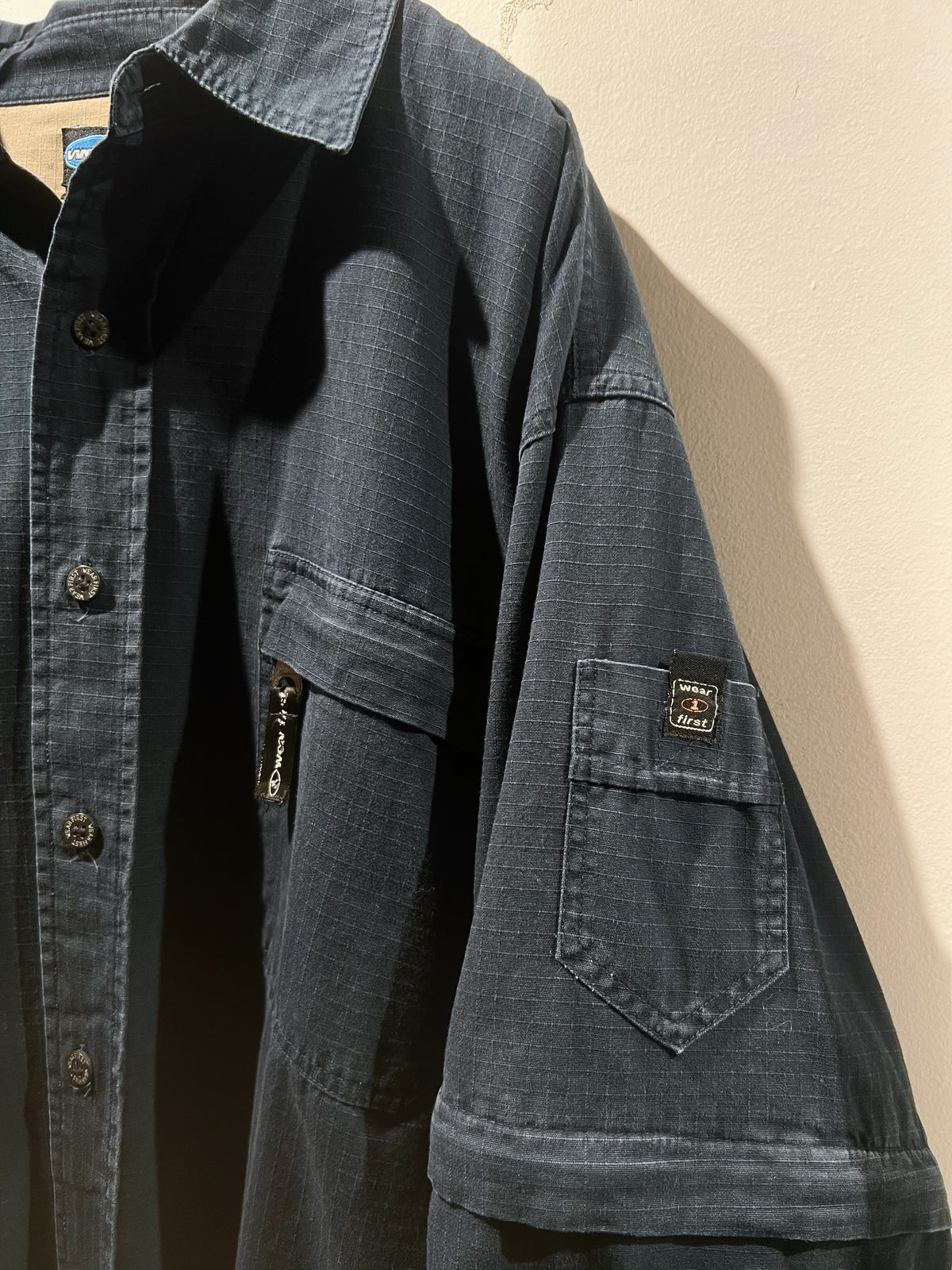 00s WEAR FIRST Ripstop 2Way Zip-Off Shirt