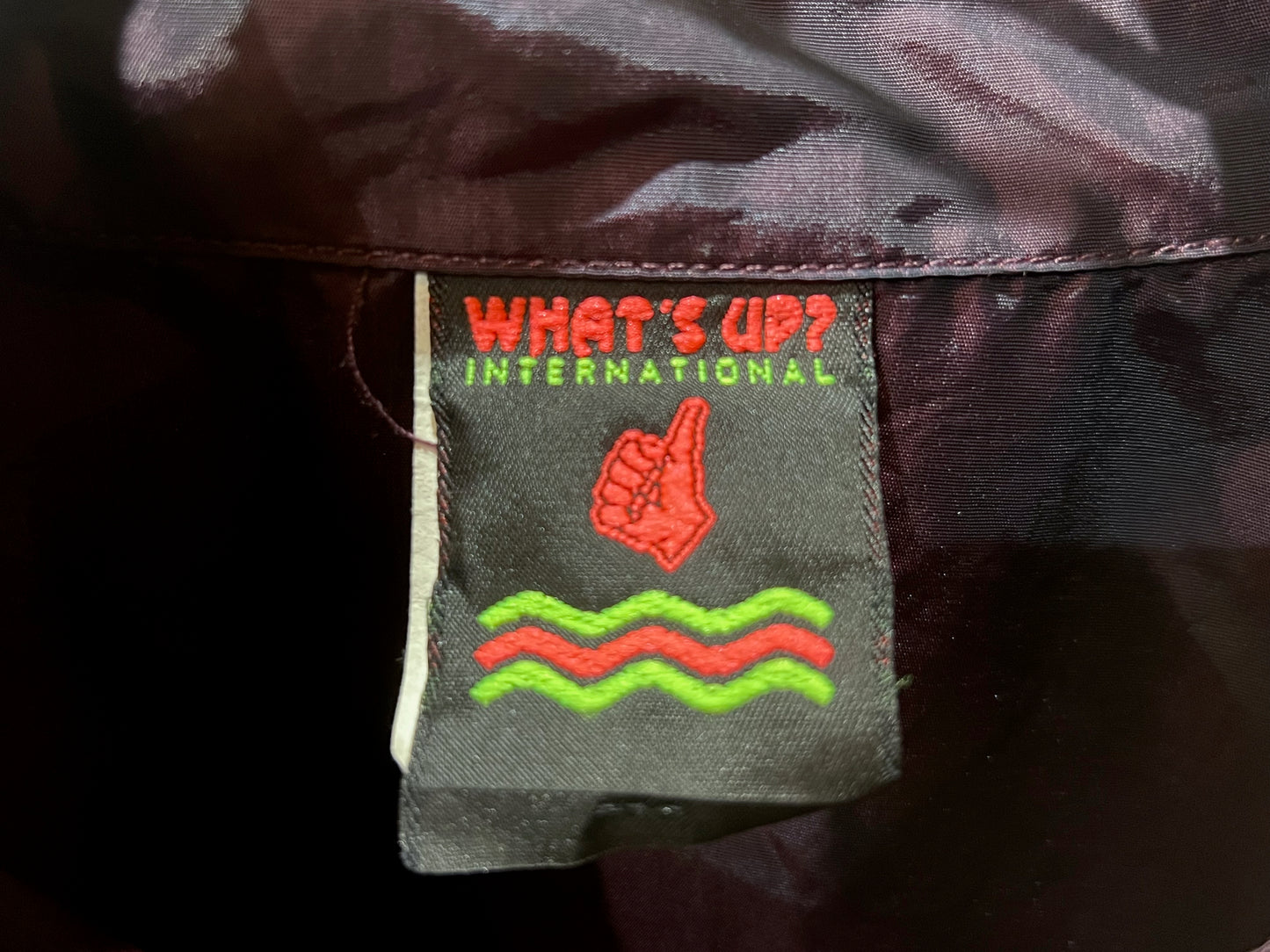90s Vintage Washer Nylon Pullover Jacket