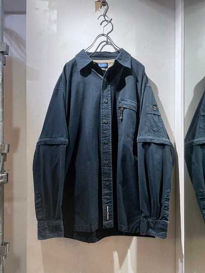 00s WEAR FIRST Ripstop 2Way Zip-Off Shirt