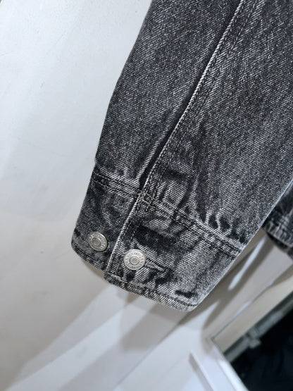 DKNY Black Denim Coverall Jacket