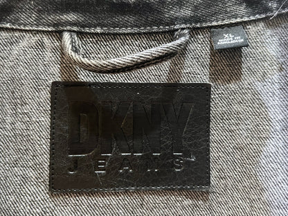 DKNY Black Denim Coverall Jacket