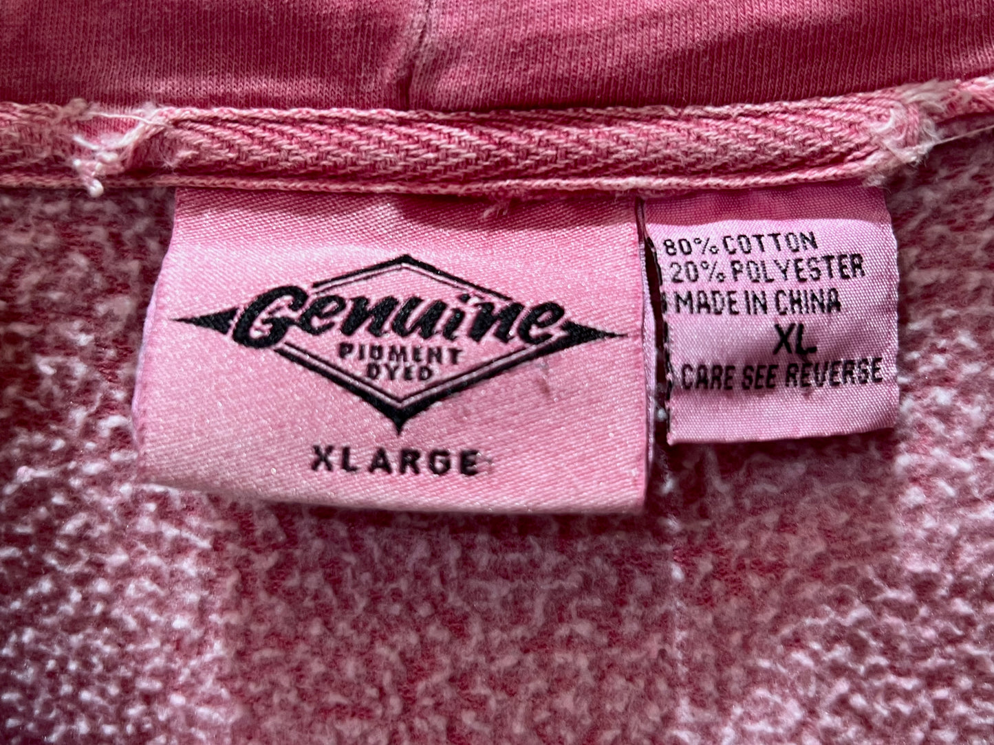 00s Pigment Dyed Loose Zip-Up Hoodie